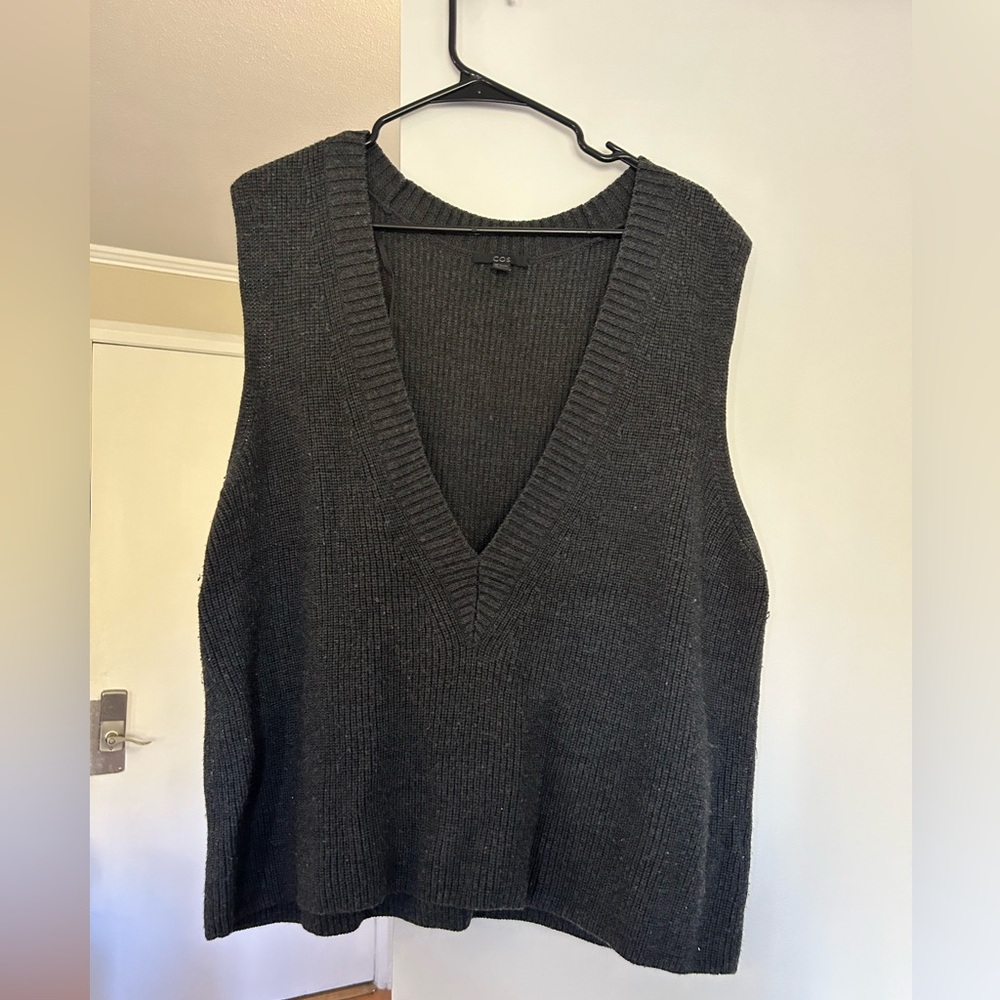 Grey COS Sweater Vest - Size L